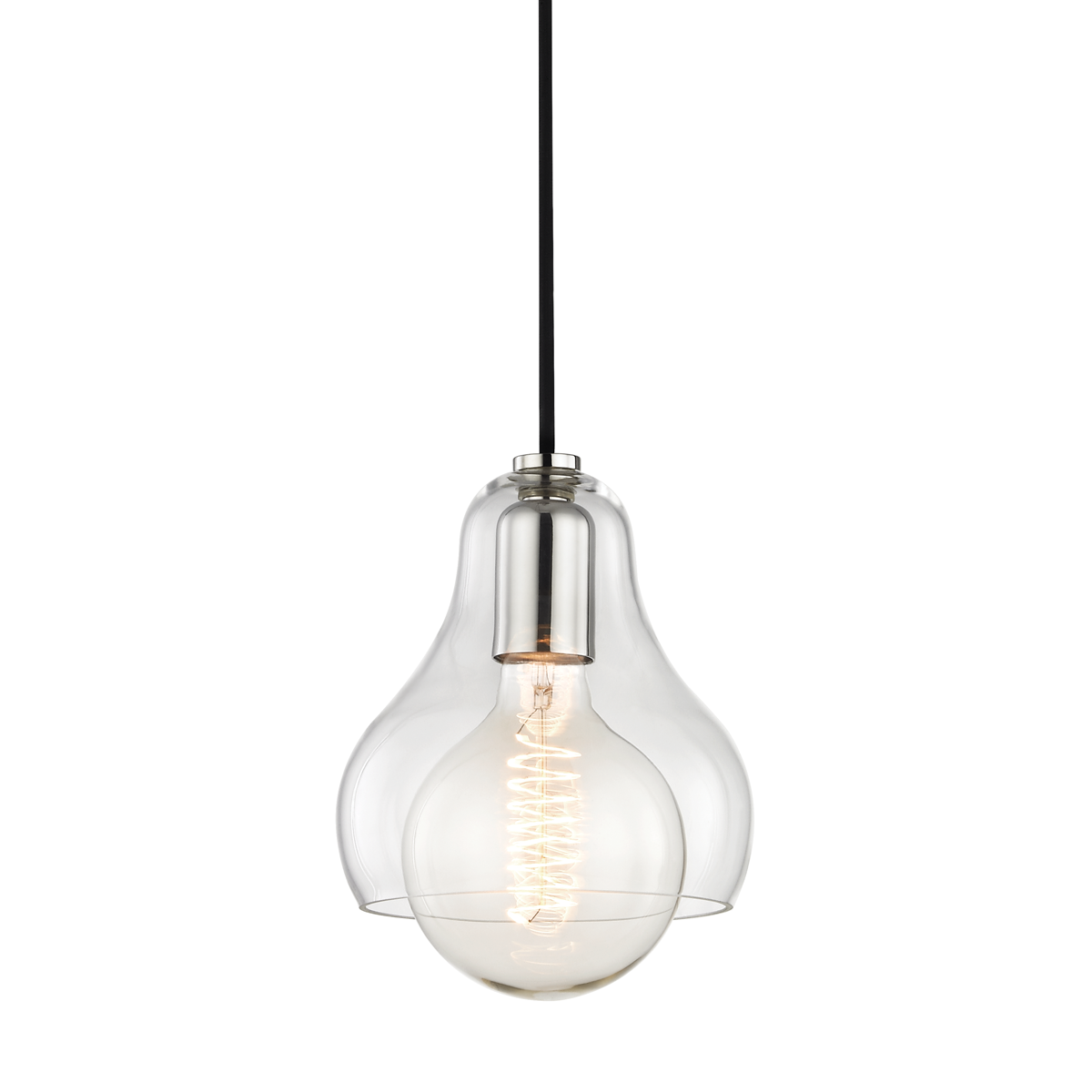 Mitzi Sadie Pendant in Polished Nickel