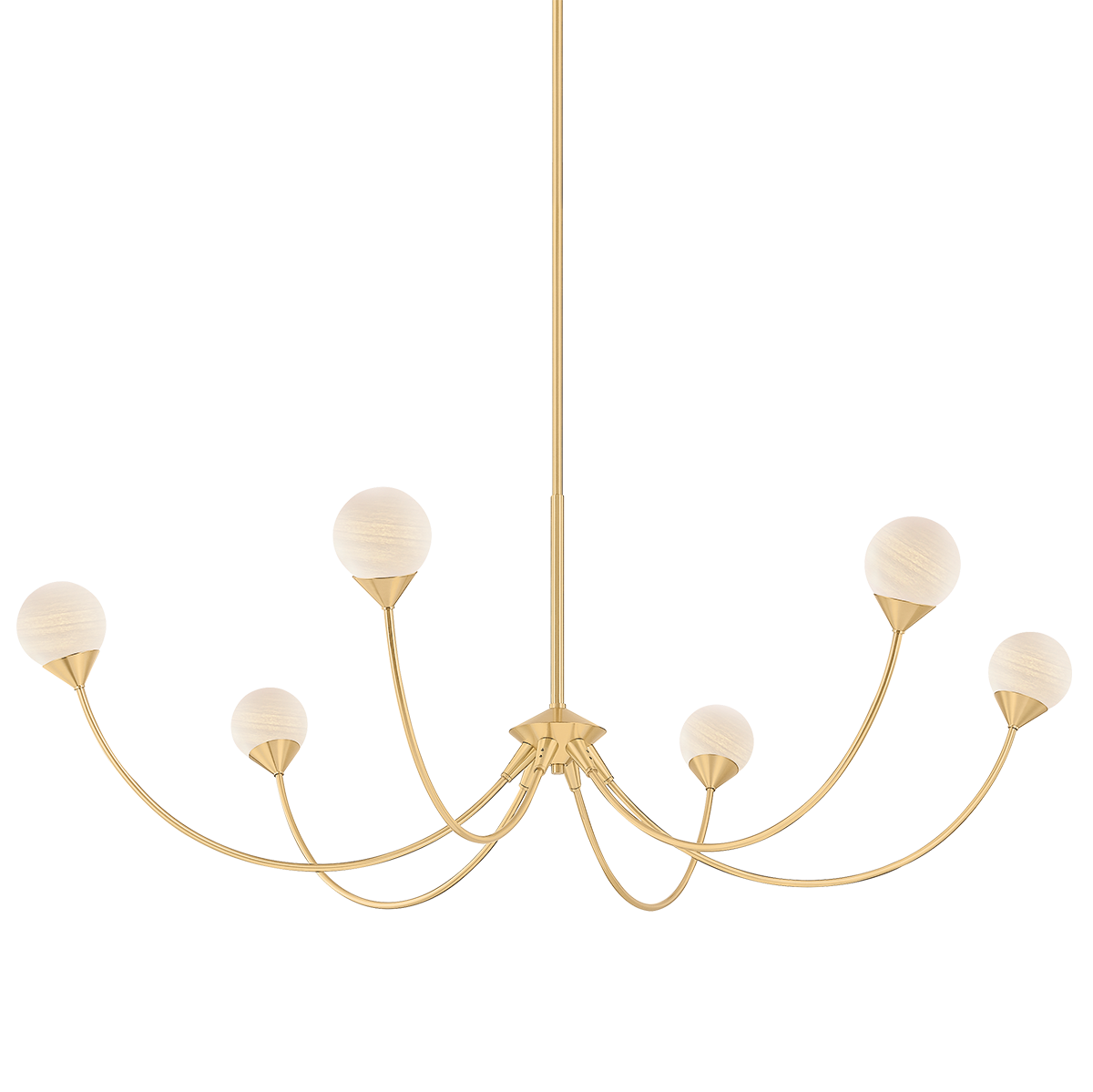 Mitzi Natasha Chandelier in AGED BRASS