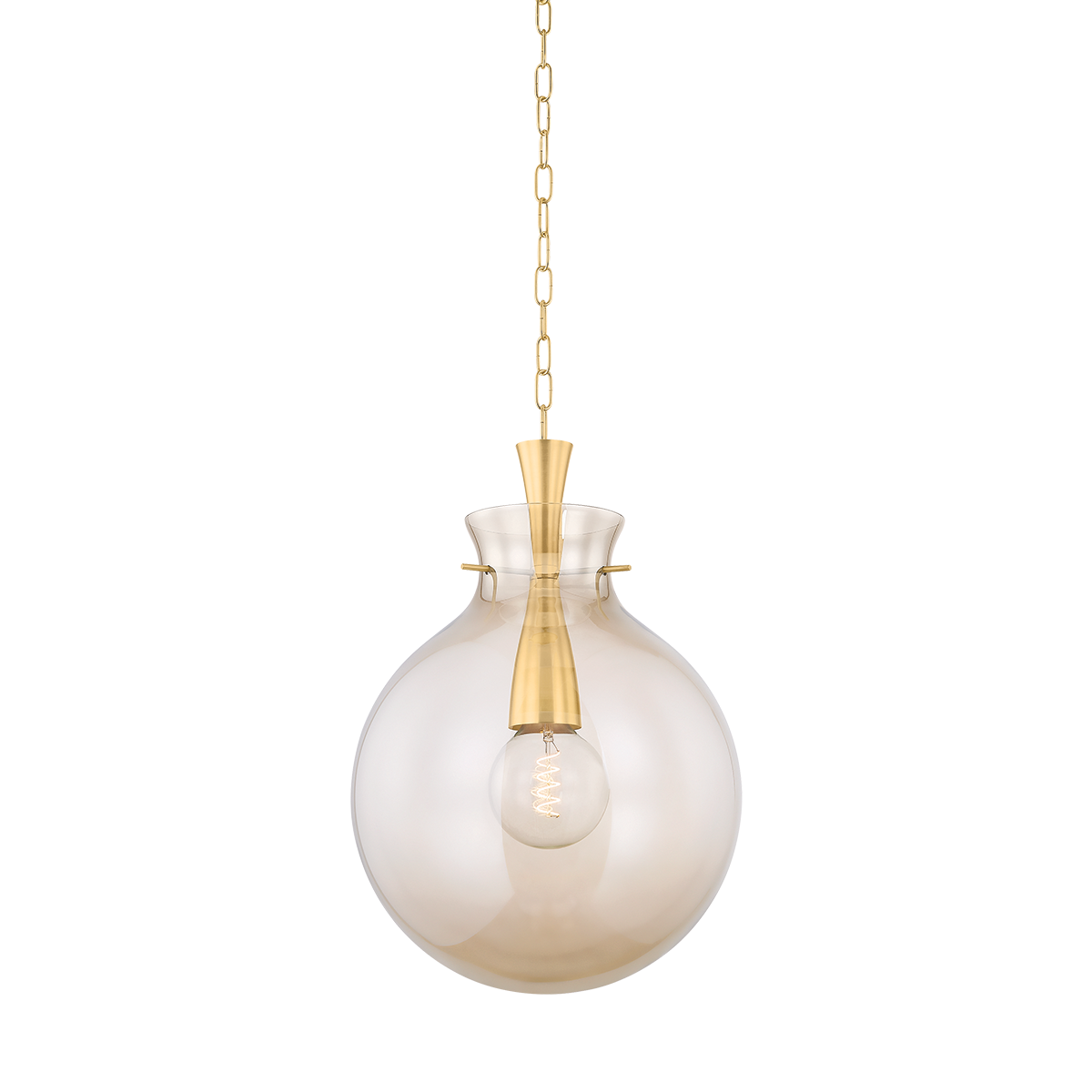Mitzi Benita Pendant in AGED BRASS