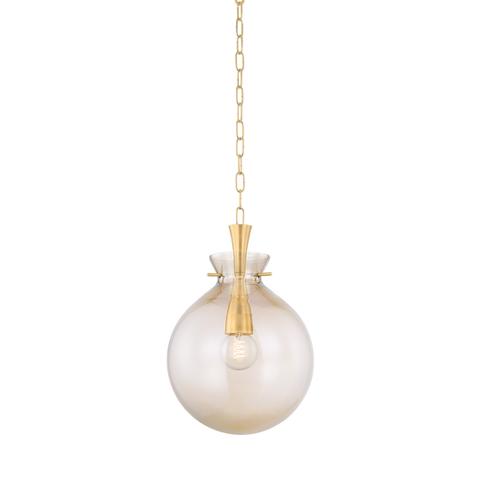 Mitzi Benita Pendant in AGED BRASS