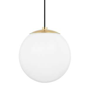 Mitzi Stella Pendant in Aged Brass