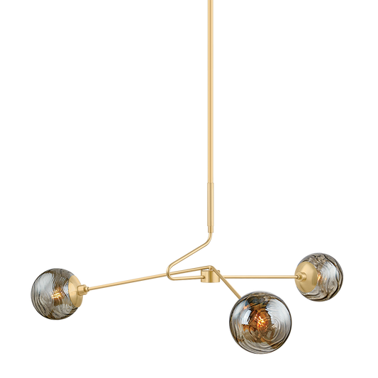 Mitzi Nyla Chandelier in AGED BRASS