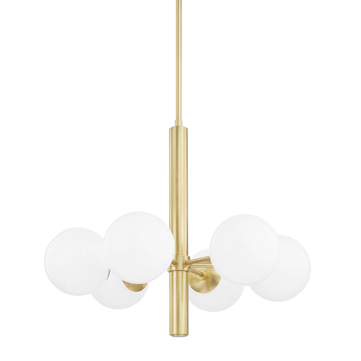 Mitzi Stella Chandelier in Aged Brass