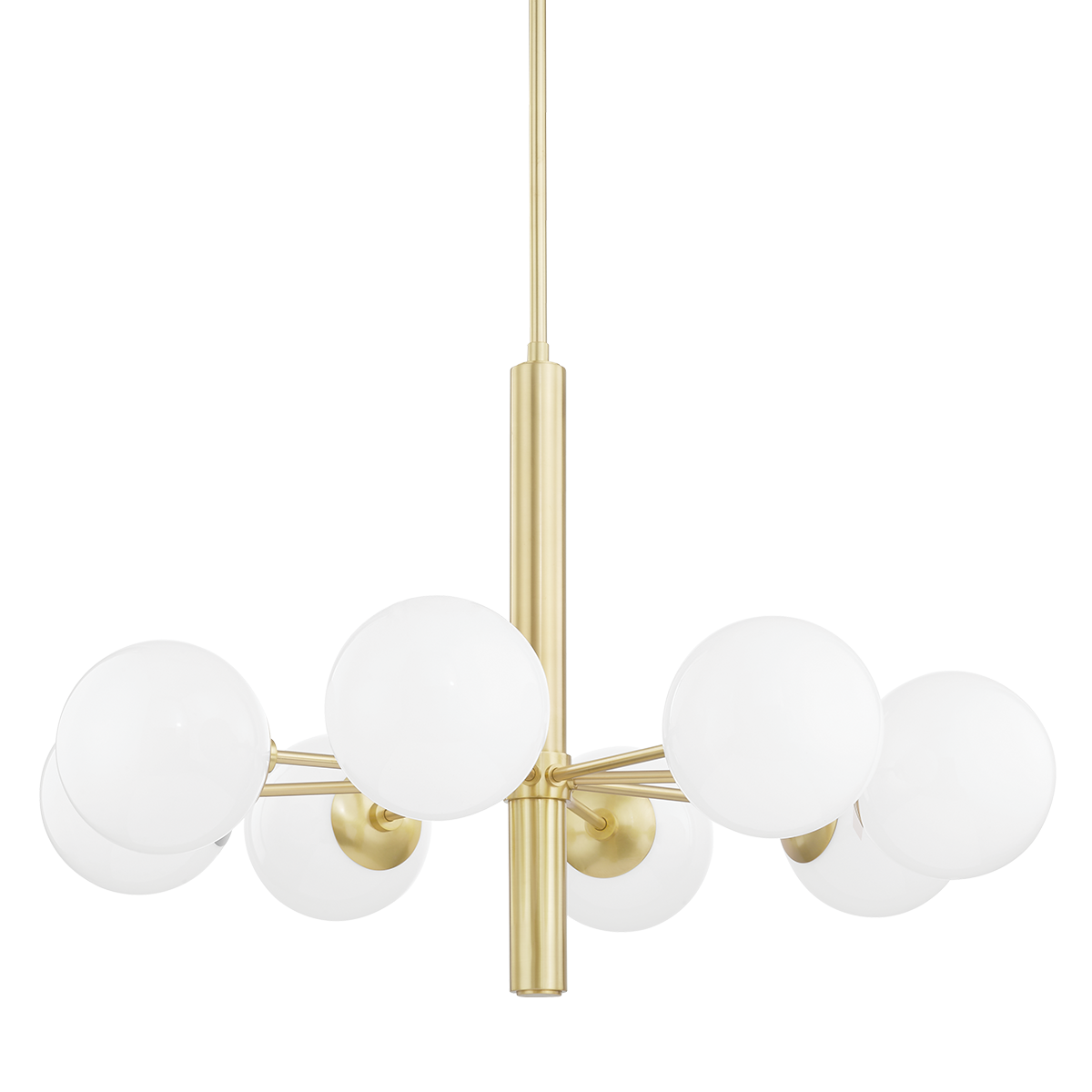 Mitzi Stella Chandelier in Aged Brass