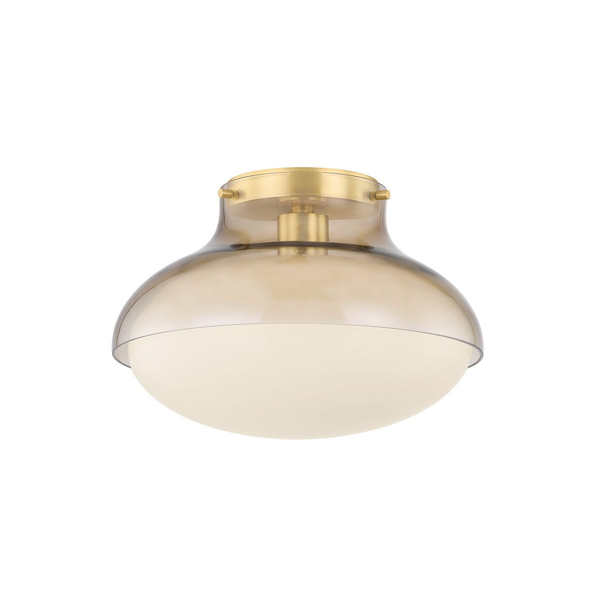 Mitzi Gianna Flush Mount in AGED BRASS