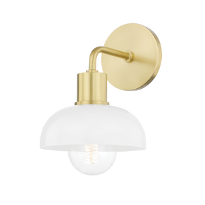 Mitzi Kyla Bath and Vanity in Aged Brass