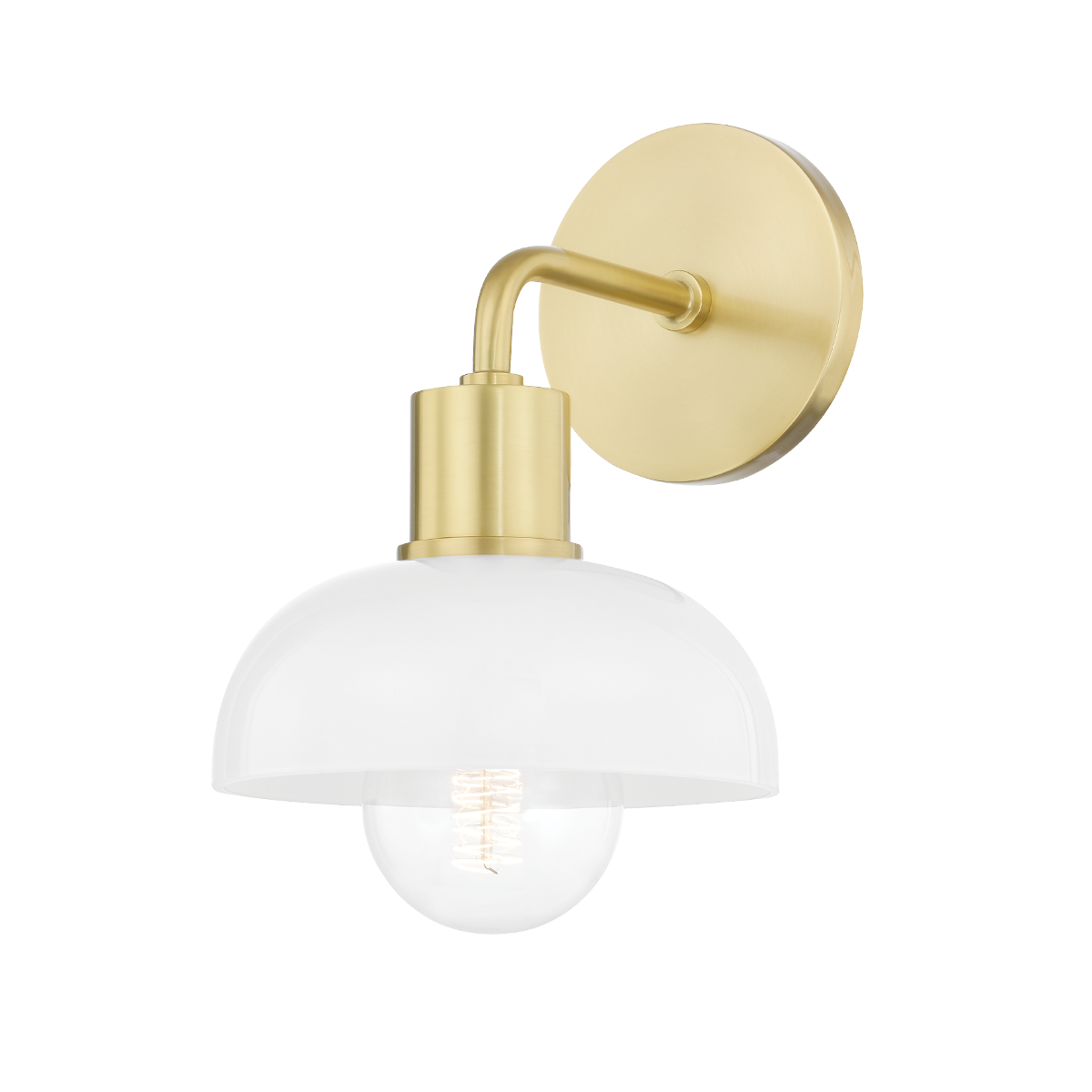 Mitzi Kyla Bath and Vanity in Aged Brass