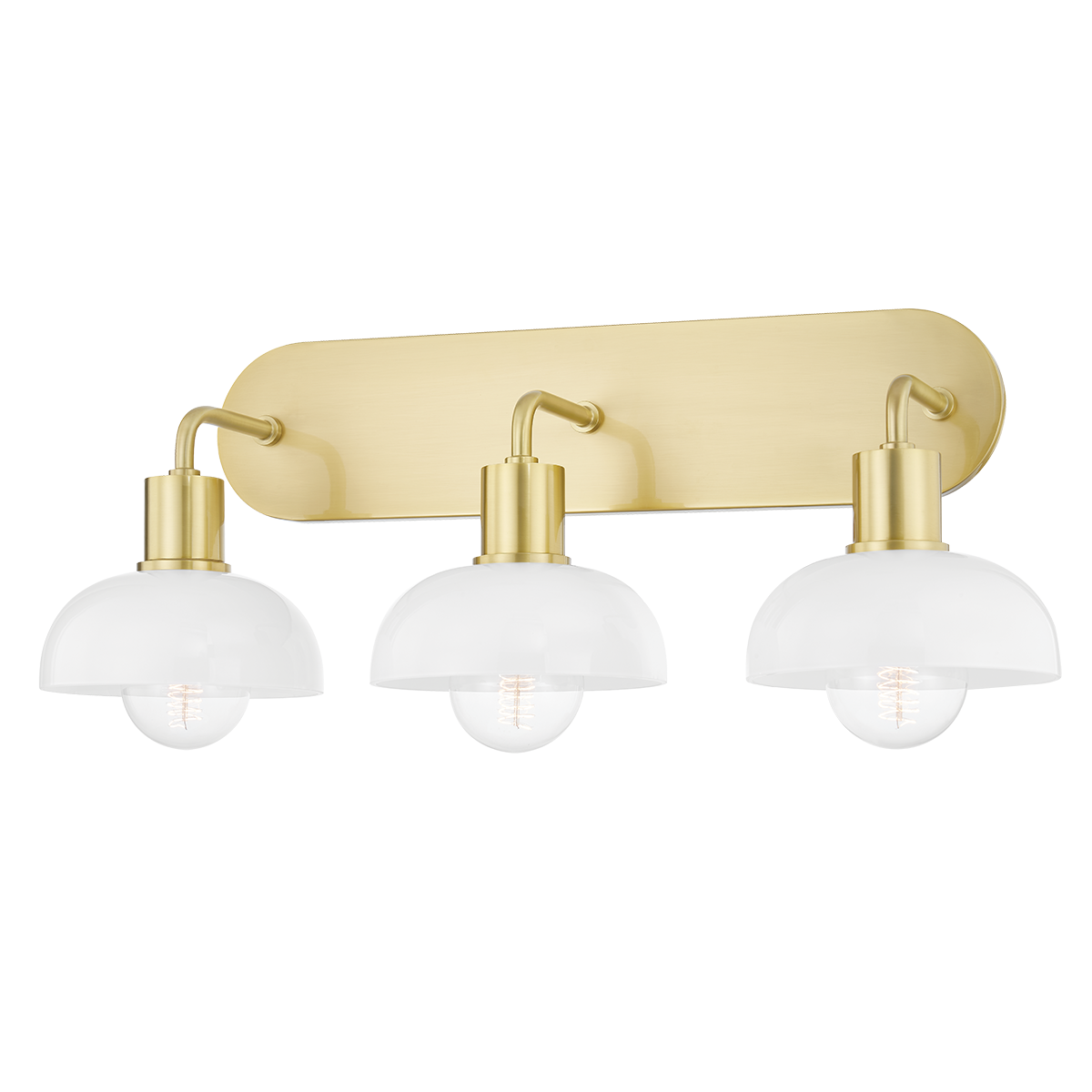 Mitzi Kyla Bath and Vanity in Aged Brass