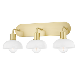 Mitzi Kyla Bath and Vanity in Aged Brass