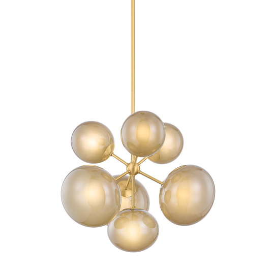 Mitzi Zaley Chandelier in AGED BRASS