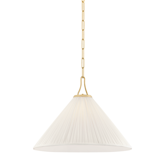 Mitzi Merida Pendant in AGED BRASS