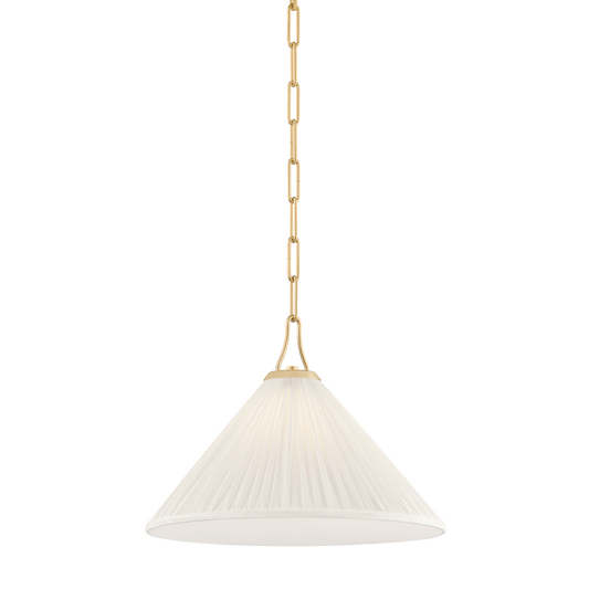 Mitzi Merida Pendant in AGED BRASS