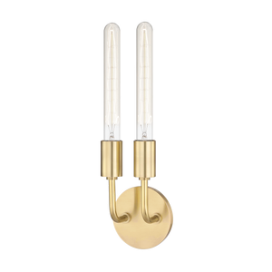 Mitzi Ava Wall Sconce in Aged Brass