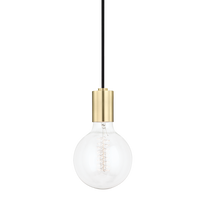 Mitzi Ava Pendant in Aged Brass