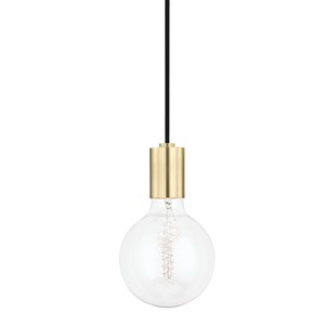 Mitzi Ava Pendant in Aged Brass