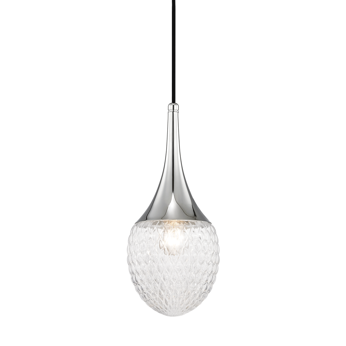 Mitzi Bella Pendant in Polished Nickel