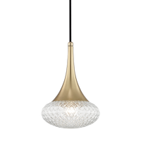 Mitzi Bella Pendant in Aged Brass