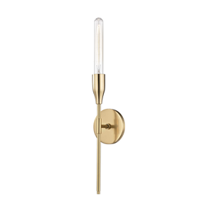 Mitzi Tara Wall Sconce in Aged Brass