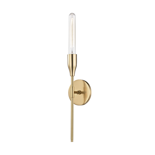 Mitzi Tara Wall Sconce in Aged Brass
