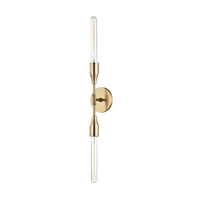 Mitzi Tara Wall Sconce in Aged Brass
