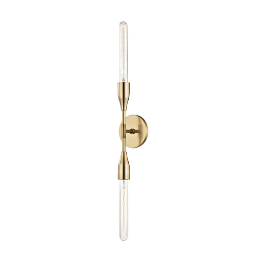 Mitzi Tara Wall Sconce in Aged Brass
