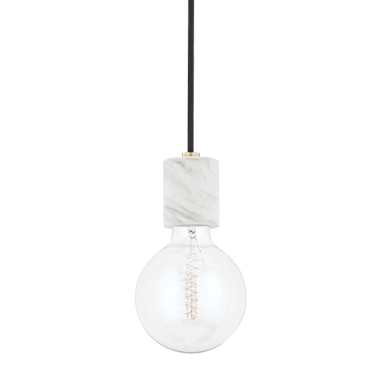 Mitzi Asime Pendant in Aged Brass