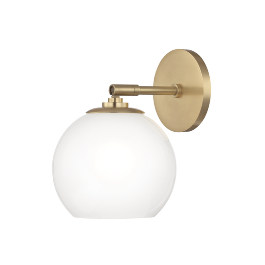 Mitzi Tilly Wall Sconce in Aged Brass
