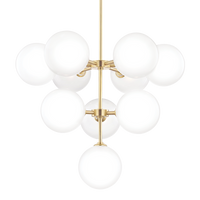 Mitzi Ashleigh Chandelier in Aged Brass