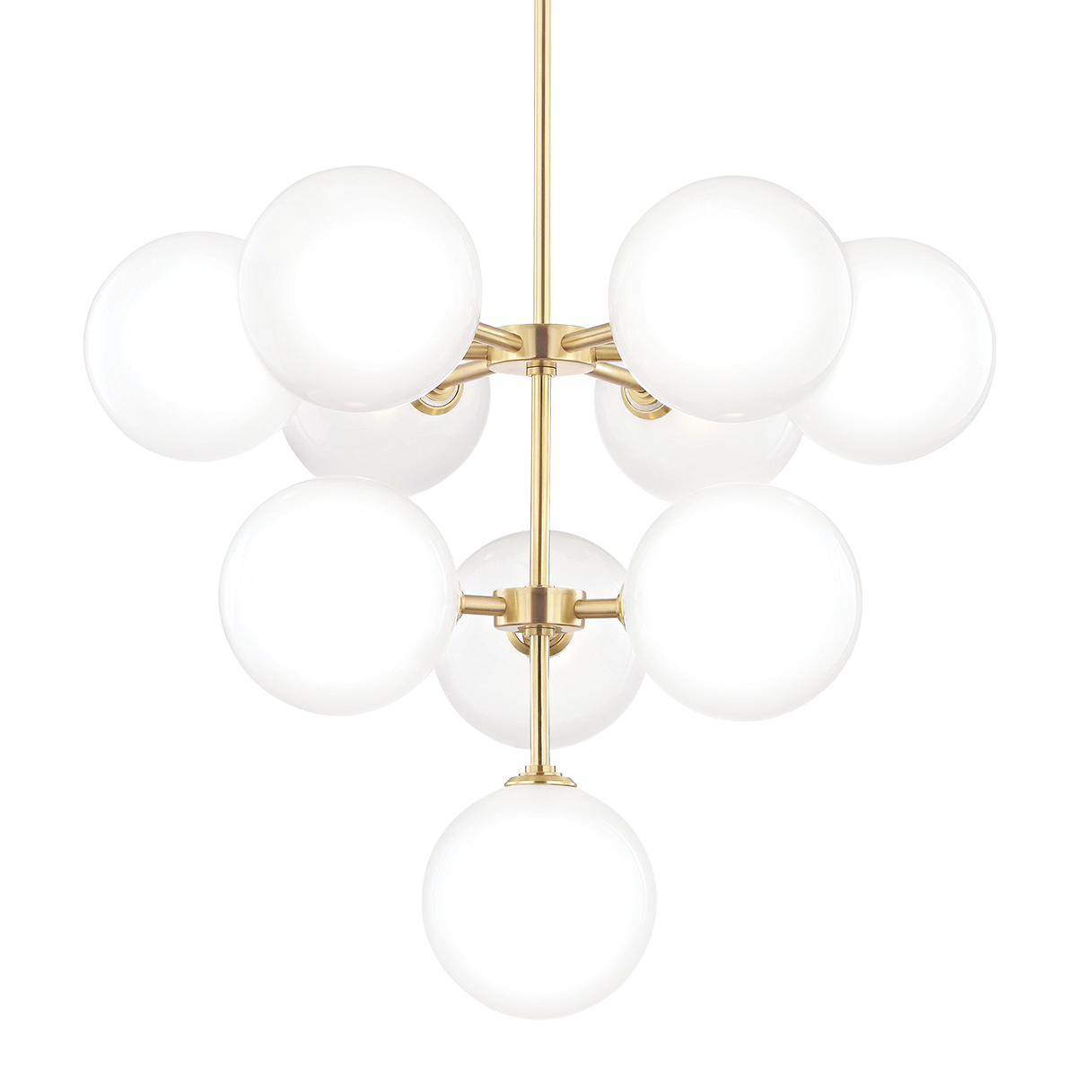 Mitzi Ashleigh Chandelier in Aged Brass