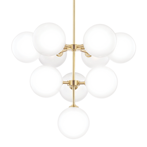 Mitzi Ashleigh Chandelier in Aged Brass