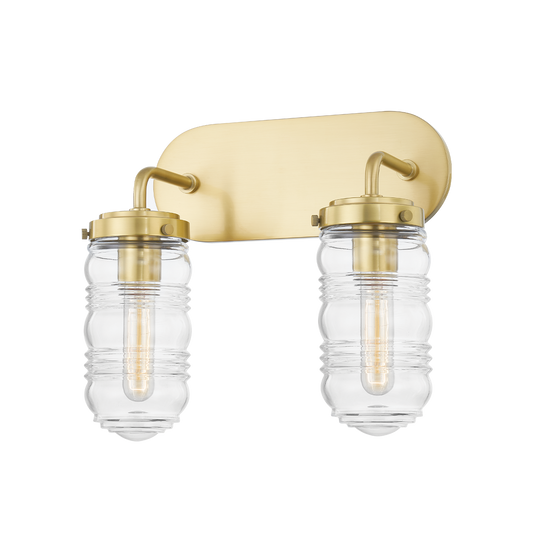 Mitzi Clara Bath and Vanity in Aged Brass