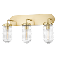 Mitzi Clara Bath and Vanity in Aged Brass