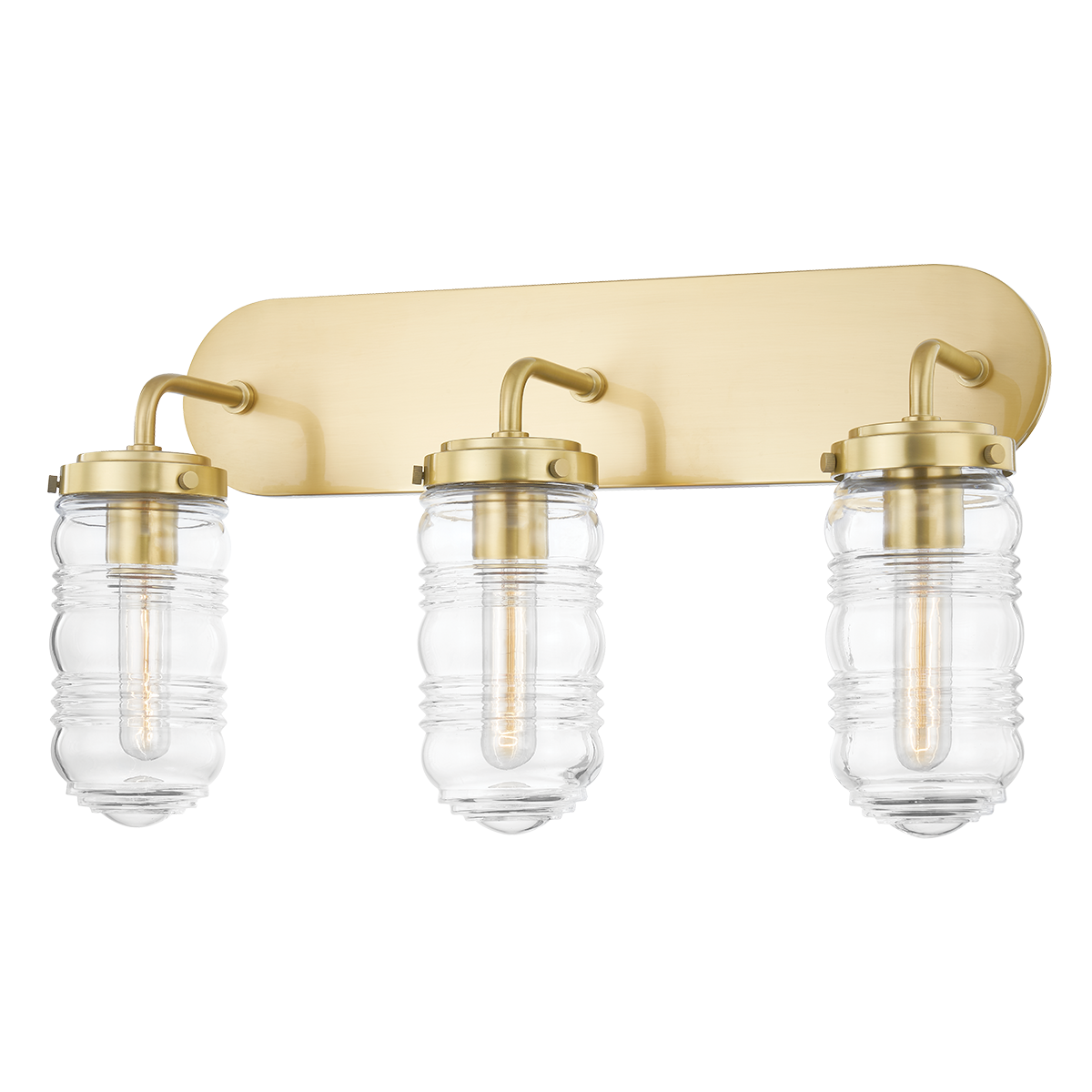 Mitzi Clara Bath and Vanity in Aged Brass