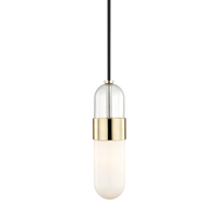 Mitzi Emilia Pendant in Polished Brass