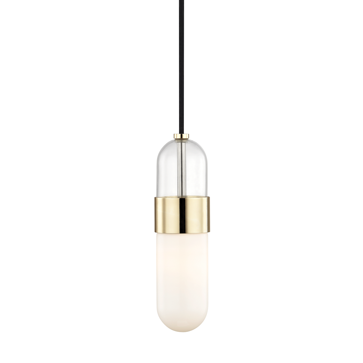 Mitzi Emilia Pendant in Polished Brass
