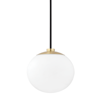 Mitzi Estee Pendant in Aged Brass