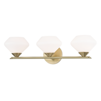 Mitzi Valerie Bath and Vanity in Aged Brass