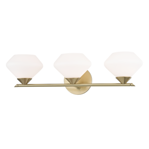 Mitzi Valerie Bath and Vanity in Aged Brass