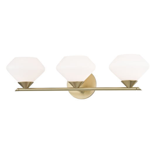 Mitzi Valerie Bath and Vanity in Aged Brass