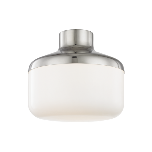 Mitzi Livvy Flush Mount in Polished Nickel