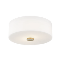 Mitzi Sophie Flush Mount in Aged Brass