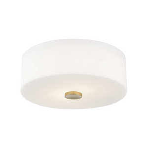 Mitzi Sophie Flush Mount in Aged Brass