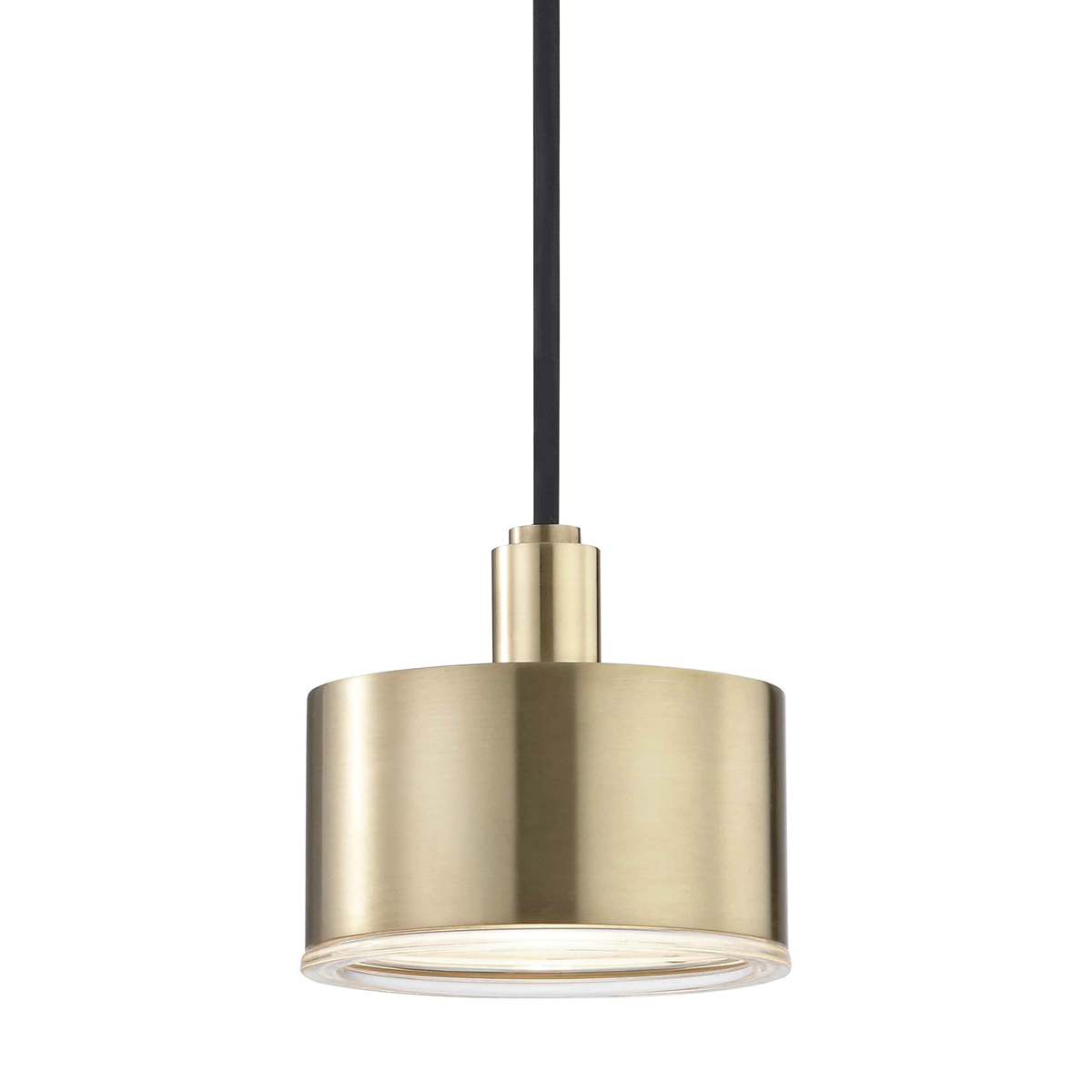 Mitzi Nora Pendant in Aged Brass
