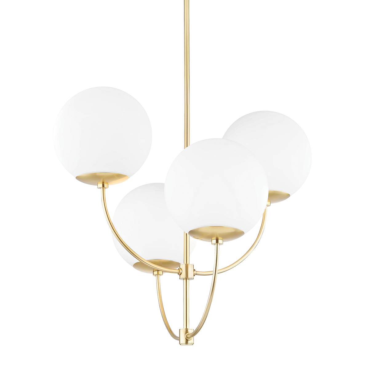 Mitzi Carrie Chandelier in Aged Brass