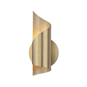 Mitzi Evie Wall Sconce in Aged Brass