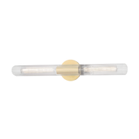 Mitzi Cecily Wall Sconce in Aged Brass