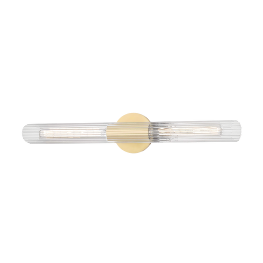 Mitzi Cecily Wall Sconce in Aged Brass