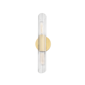 Mitzi Cecily Wall Sconce in Aged Brass