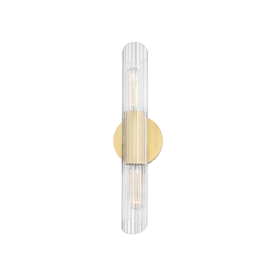 Mitzi Cecily Wall Sconce in Aged Brass