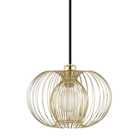 Mitzi Jasmine Pendant in Polished Brass